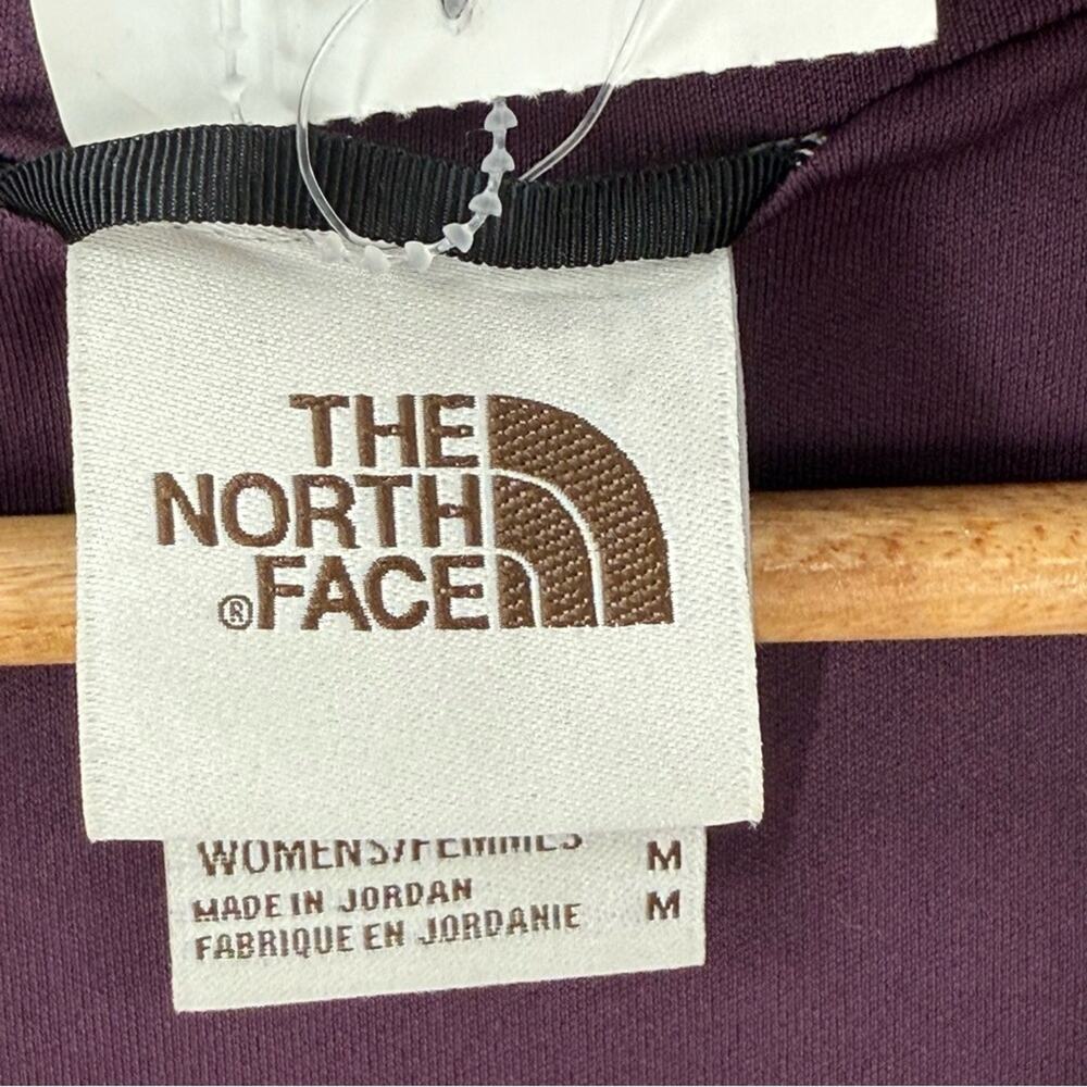NWT The North Face Ridge Hoodie Full Zipper High Pile Jacket BlackBerry Size M - Picture 14 of 15